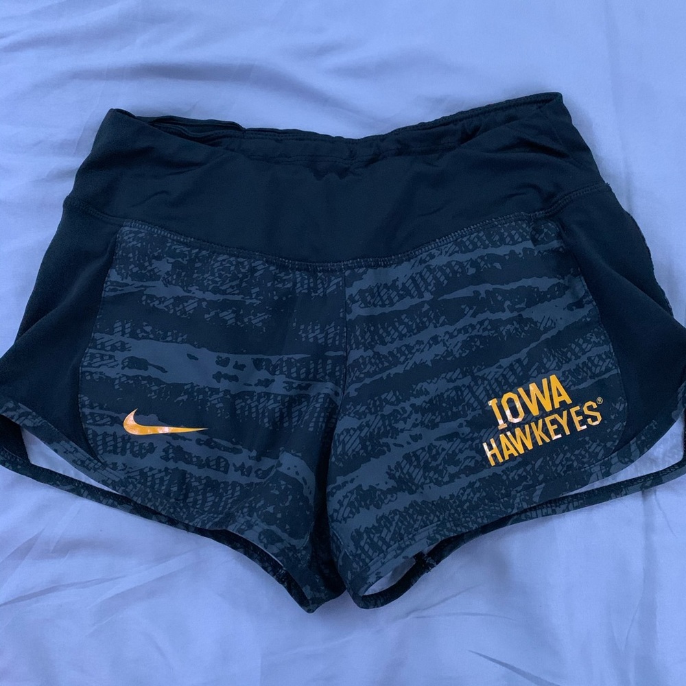 Iowa Hawkeye Nike dri-fit athletic shorts